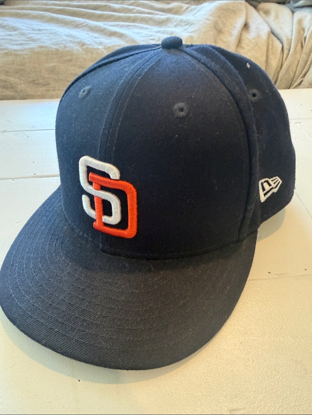 New Era San Diego Padres Navy Cap with Orange & White SD Patch